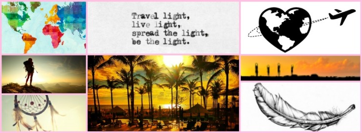 travel light collage